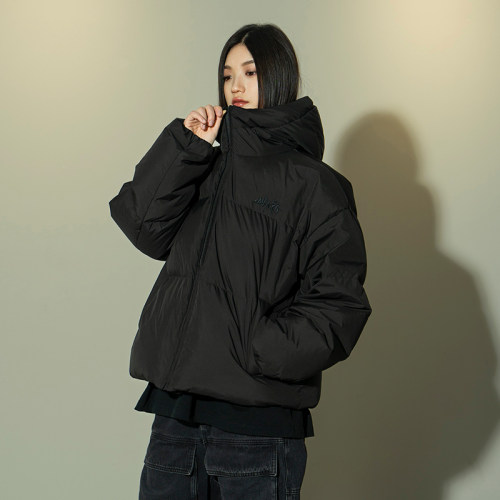 休闲羽绒服黑色羽绒服黑色