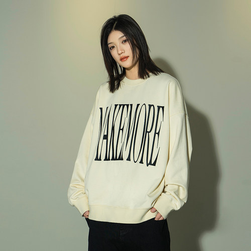 Makemore大MAKE刺绣基础卫衣