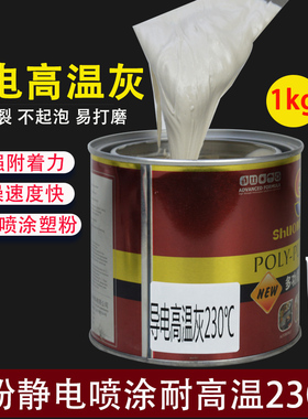 硕美原子灰耐高温230C°静电喷涂喷塑导电腻子汽车专用快干易刮涂