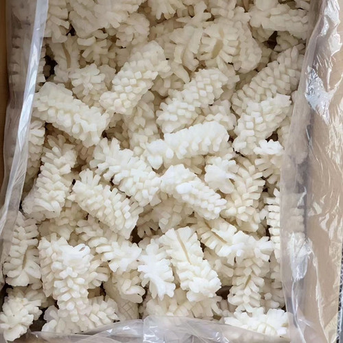 鱿鱼花新鲜冷冻目鱼花纯干墨鱼花鱿鱼卷商用火锅烧烤海鲜食材