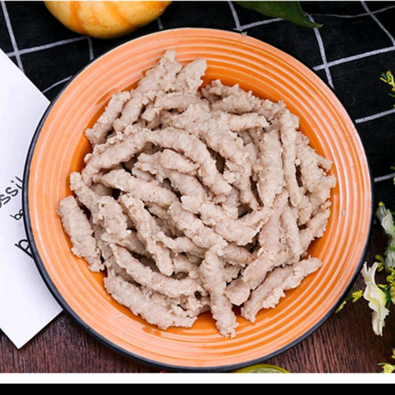 鱼香肉丝20斤冷冻调理鸡肉糜肉丝商用半成品食堂快餐团膳小炒食材