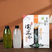 七味堂红瑶淘米水润黑露洗发一洗黑染发剂膏遮盖白发自然黑染发膏