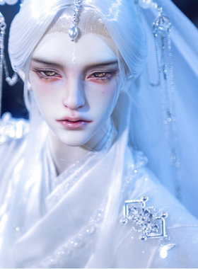 Dollzone×夜莺自制岁聿单头老七限时贩售BJD娃娃75娃头dz正版