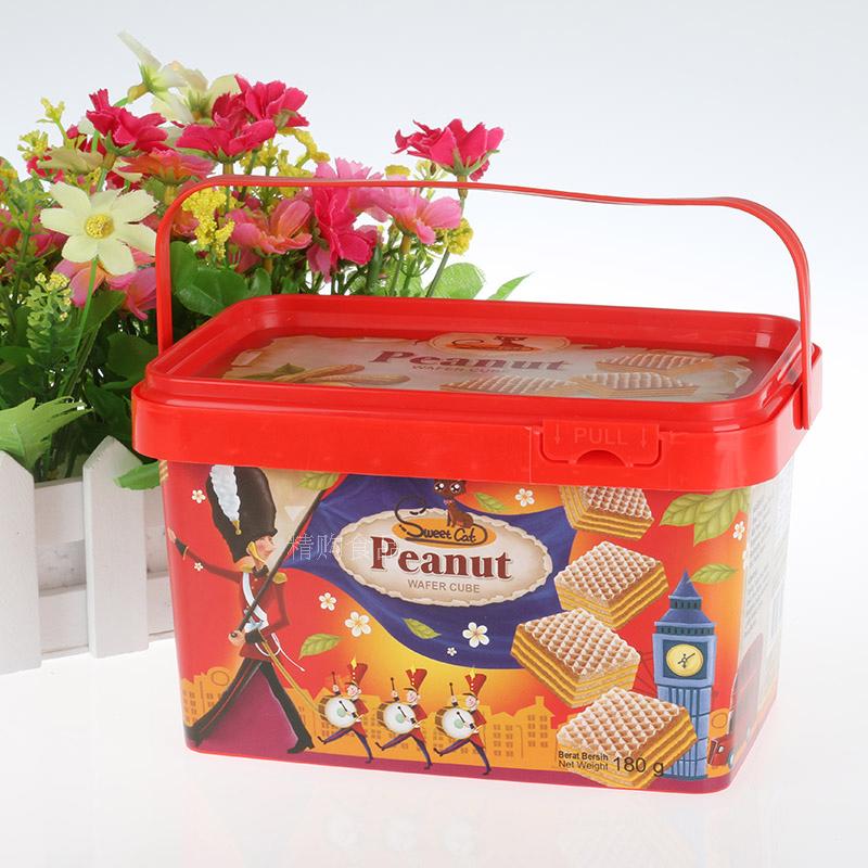 休閑零食印尼進口甜貓Sweet Cat花生味威化餅幹180g/盒倆件包郵在類目 零食/堅果/特產, 餅乾/膨化, 餅乾（新）, 威化餅乾中 - 來自Buy2taobao.com提供專業的淘寶代購服務