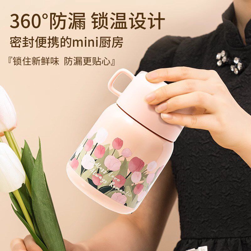 进口燕窝银耳羹焖烧杯专用保温上班族早餐大容量宽口大口径焖粥壶