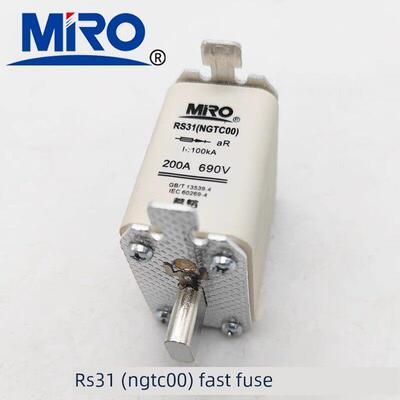 MRO茗熔熔断器RS31快速熔断器NGTC00 RS32 RS34 32A/80A/63A/100A