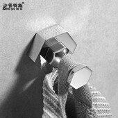 亮光挂衣钩免打孔 304不锈钢单钩衣柜厕所壁挂卫生间单个衣钩挂钩