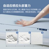 精选慢回弹记忆棉枕头护颈椎助睡眠专用儿童学生枕芯枕头套一对睡