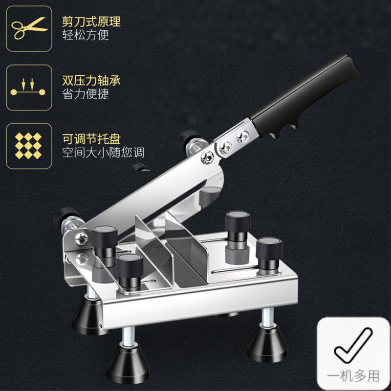 切年糕专用刀小型年糕切片机家用多功能手动阿胶糕牛轧糖切块机器
