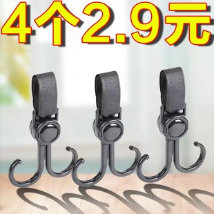 电动车挂钩强力承重悬挂神器婴儿车推车挂包儿童通用钩子沾钩