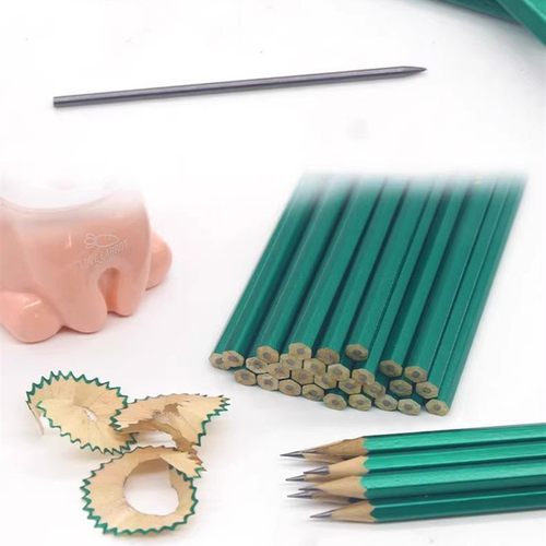 学生原木铅笔美术素描考试填涂答题卡专用2B铅笔美术学生无毒铅笔