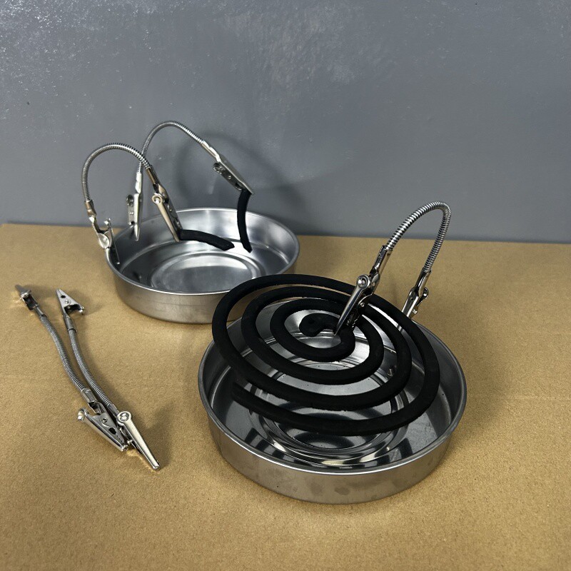 双头蚊香夹蚊香专用夹不易易锈钢夹神器鳄鱼夹新款支架放置器支撑