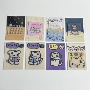 这么熊原创 冰箱贴单块生日礼物好朋友泳池派对读书cp小猫小狗