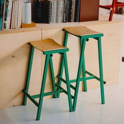 HAY Taburete 8 Bar Stool酒吧台椅高脚凳子简约网红简约现代实木