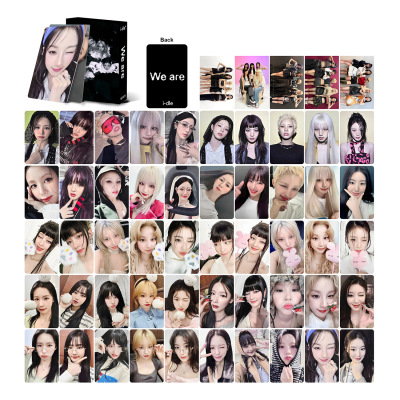 55张女娃idle新专辑we are小卡kpop LOMO卡赵美延宋雨琦叶舒华