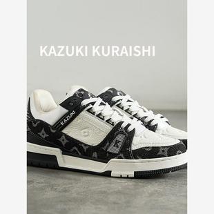 运动休闲板鞋 2025年新款 男 百搭蓝牛仔男鞋 仓石一树轻奢潮牌时尚