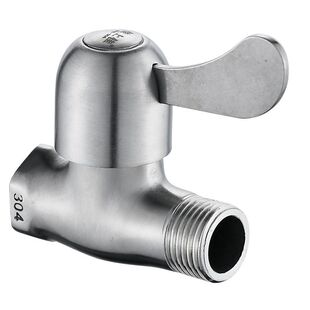 铜直通角阀开关4分直阀304不锈钢外丝水龙头阀门旋转内外丝