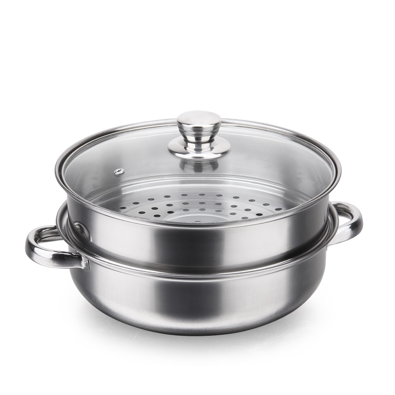 诺顿凡克多用蒸汤锅b 2zfk028b双层不锈钢蒸格礼品家用电商用