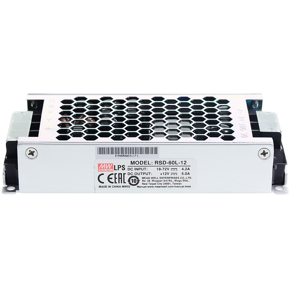 明纬  RSD-60L-24  60W铁路用单组输出DC-DC转换器