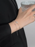 Брендовый браслет, небольшое дизайнерское ювелирное украшение, в корейском стиле, простой и элегантный дизайн