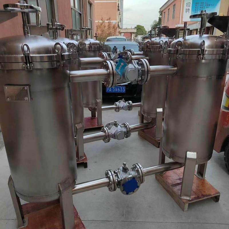 供应BLDL-3P-1.5M2*2-DN65双联过滤器不锈钢多袋式过滤器