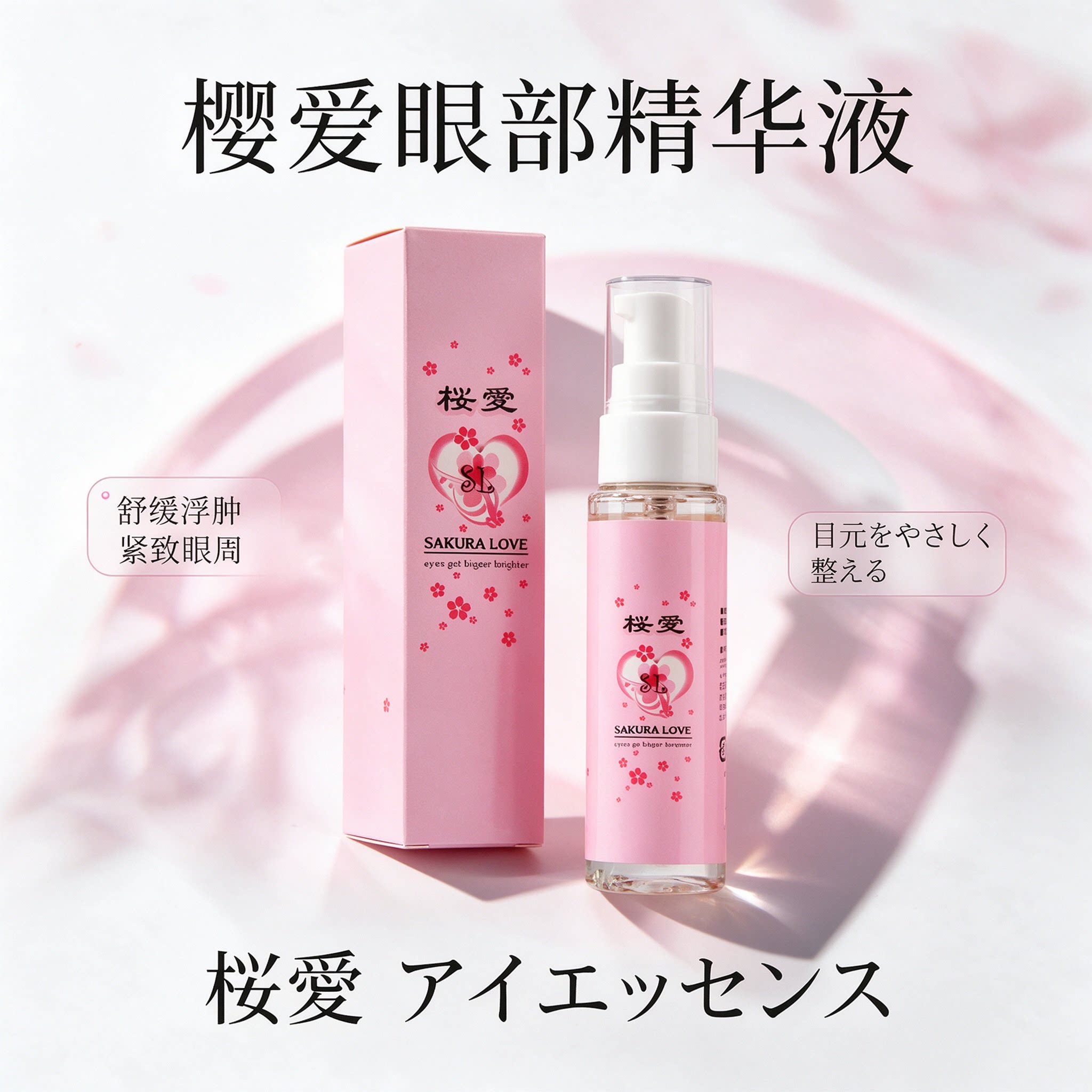 增量版日本樱爱灵动大眼精华液