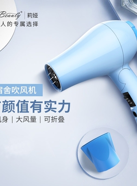 莉娅迷你旅行电吹风机迷你便携家功率用1000w小型可折叠风筒小