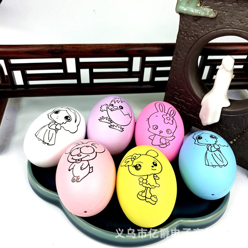 端午儿童仿真彩蛋涂色DIY
