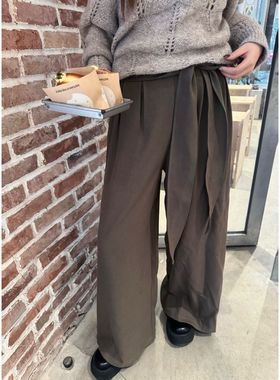 Bear Chili熊熊微胖mm慵懒感纯欲风一字肩毛衣休闲裤大码套装女