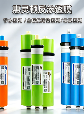 惠灵顿反渗透RO膜50G/75G/100G纯水机滤芯商用净水器400/300Gro膜