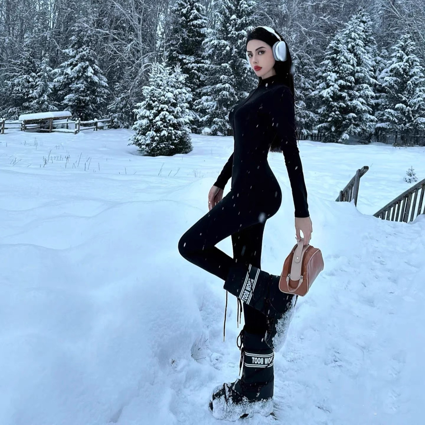 美式御姐高级感连体衣