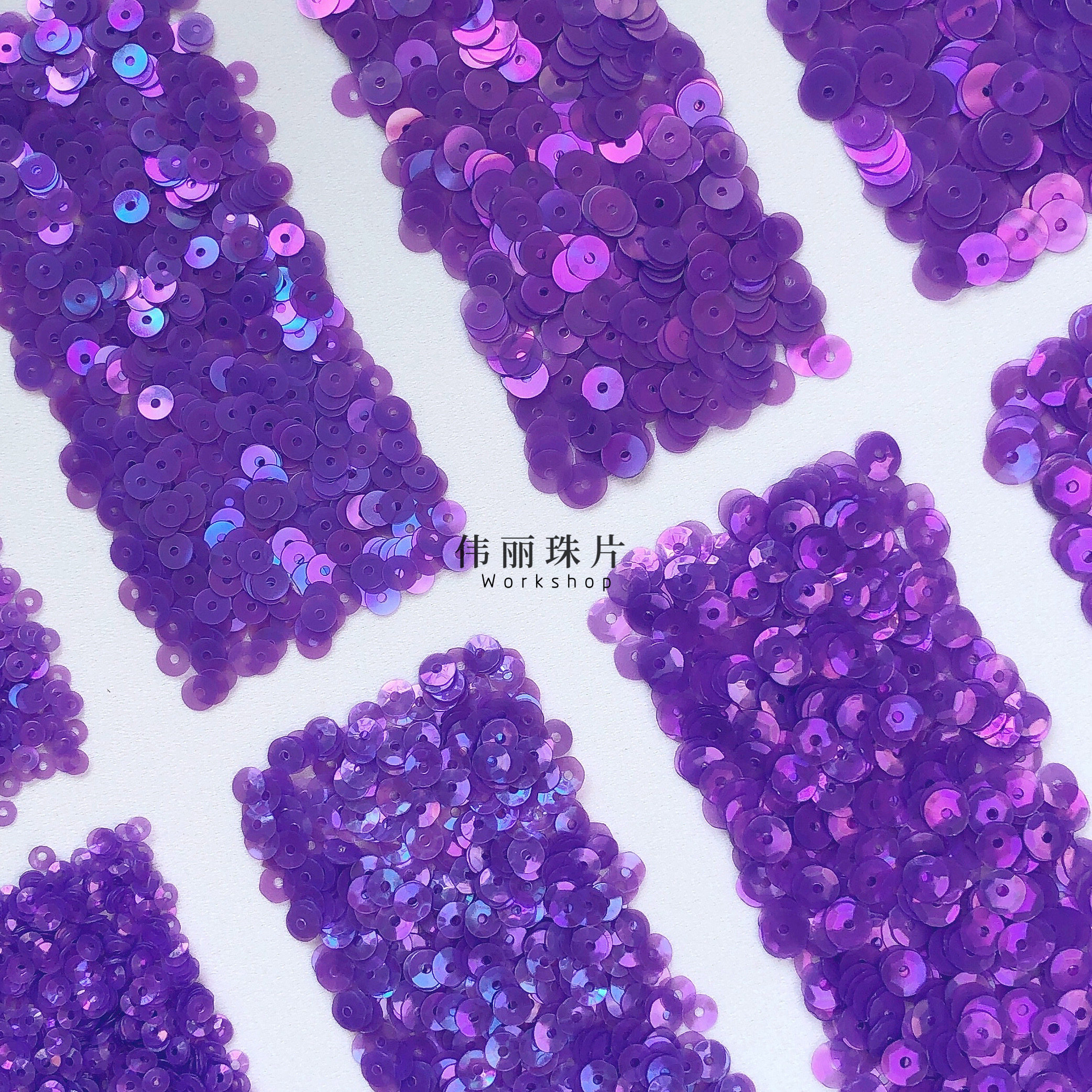 马卡龙炫彩系列法绣珠片