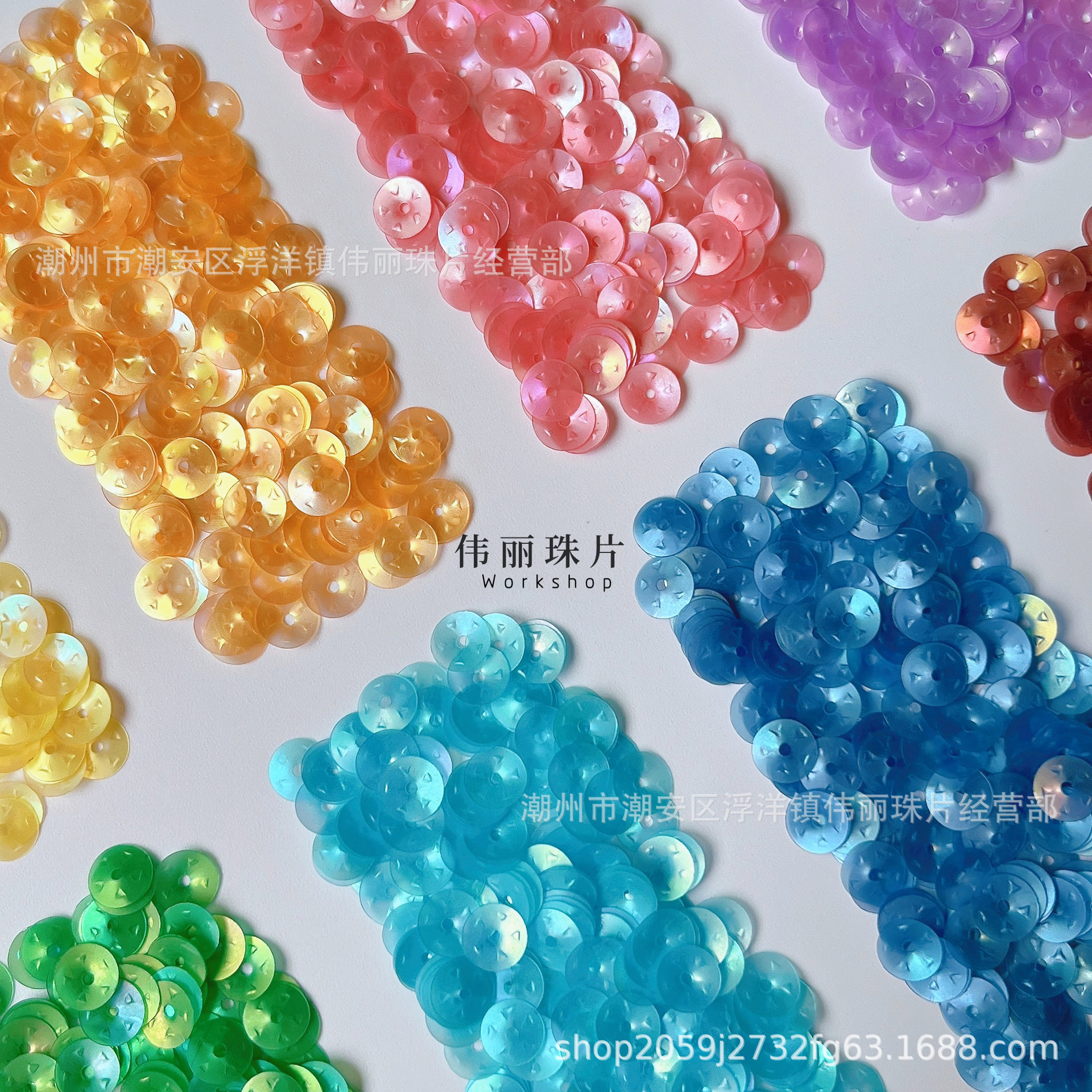 法式刺绣亮片伟丽珠片PET