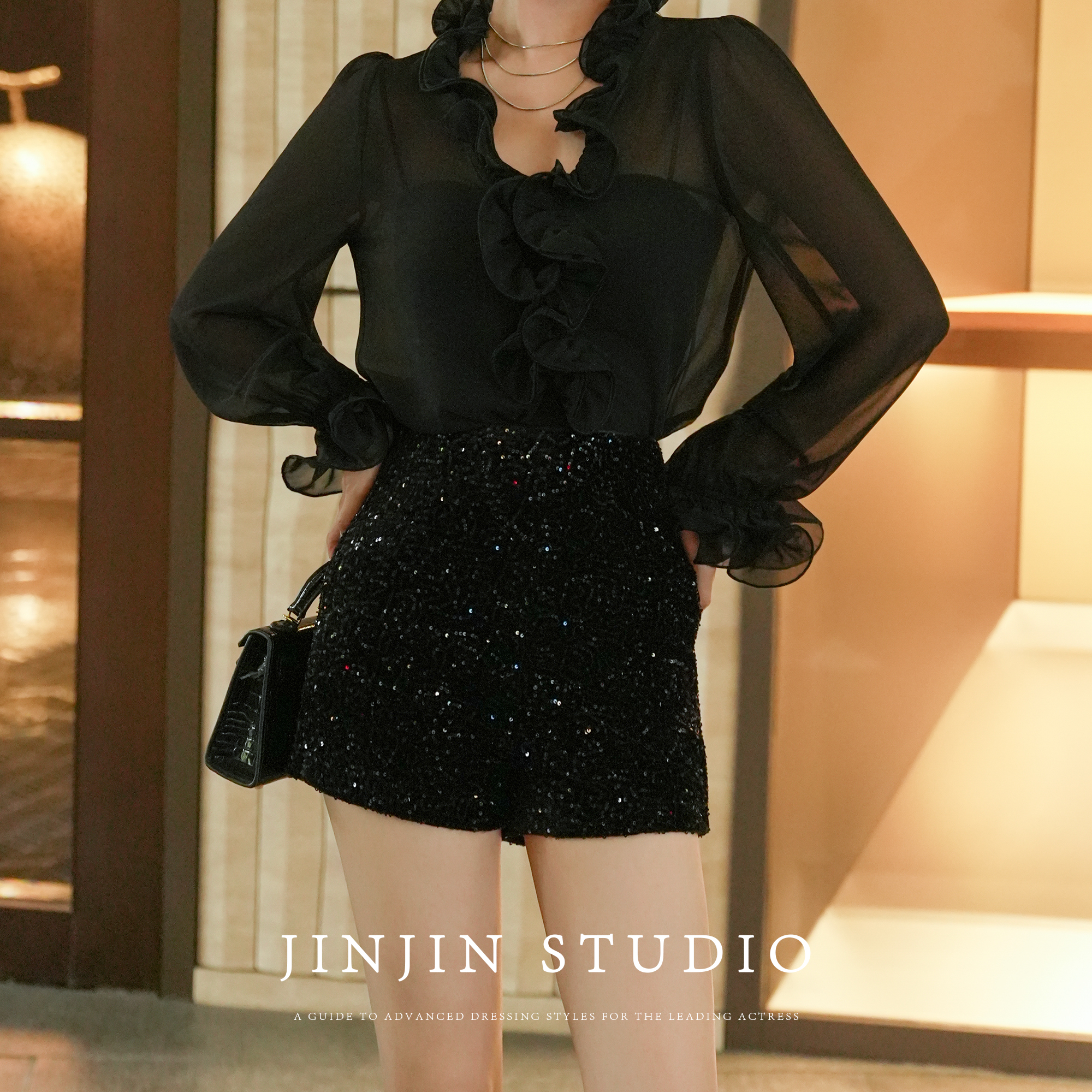 ins2025新款重工长腿比例休闲裤