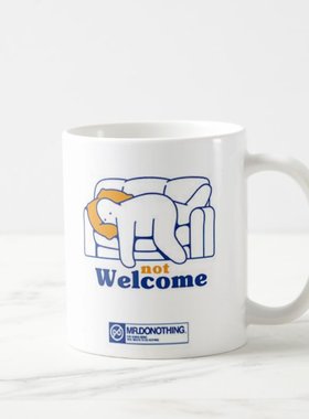 yeap!亚马逊ins陶瓷耐高温funny马克杯MR.DONOTHING