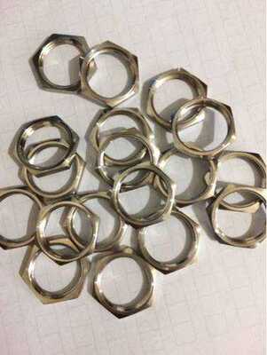 304不锈钢薄螺母M20*1.5；M25*1.5；M32*1.5；4分，6分；1寸