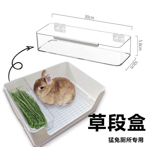 猛兔兔子草架接草盆垂耳兔直肠乐
