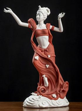 陶瓷人物美女雕塑装饰品