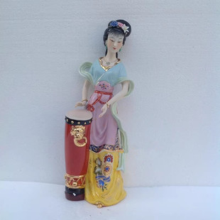 陶瓷彩绘七仙女神像家用供奉七公主大公主四公主姑娘仙子佛像摆件