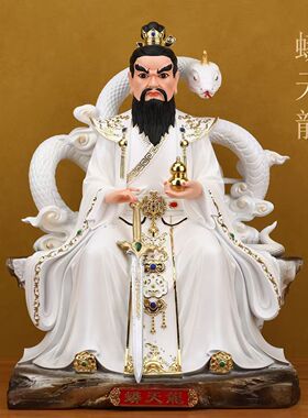 蟒家蟒天龙天霸真身神像
