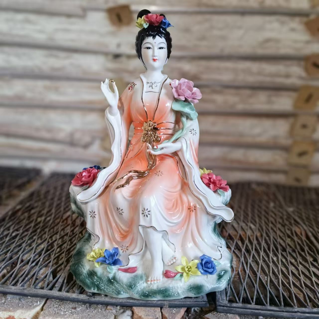 陶瓷嫦娥玉兔仙子神像月亮仙女