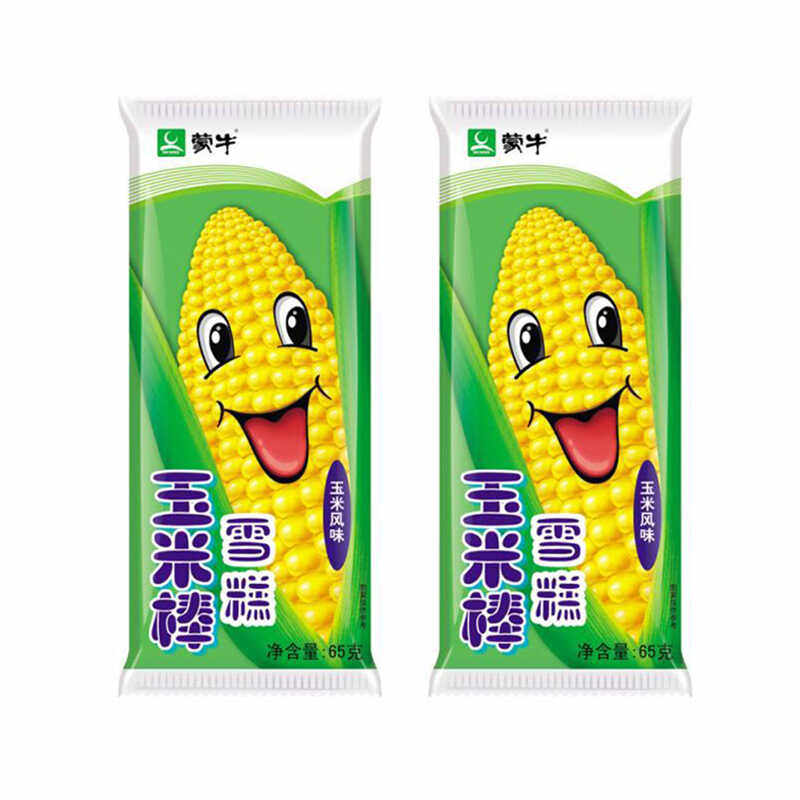蒙牛玉米棒口味雪糕 玉米香冰淇淋冷饮冰棍冰激凌65g