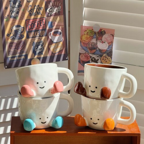 送礼创意生日礼物水杯可爱脚丫杯