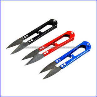 渔具钓鱼剪刀剪铅皮鱼线小铁剪刀垂钓鱼具钓具彩色金属剪刀