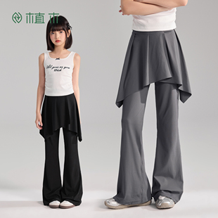 新款 植木 不规则短裙 裙帘运动风女童半身裙2026春夏季 短裙童装