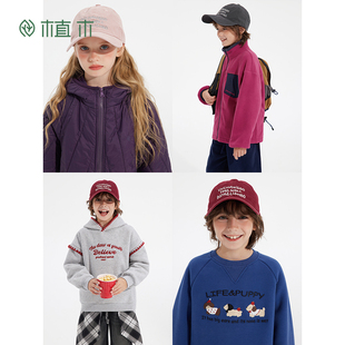 植木童装 儿童帽子2025秋冬新款男童成人亲子鸭舌帽女童棒球帽