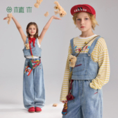 软萌牛仔 童装 儿童马甲 新款 男童背心女童马甲2026年春季 植木