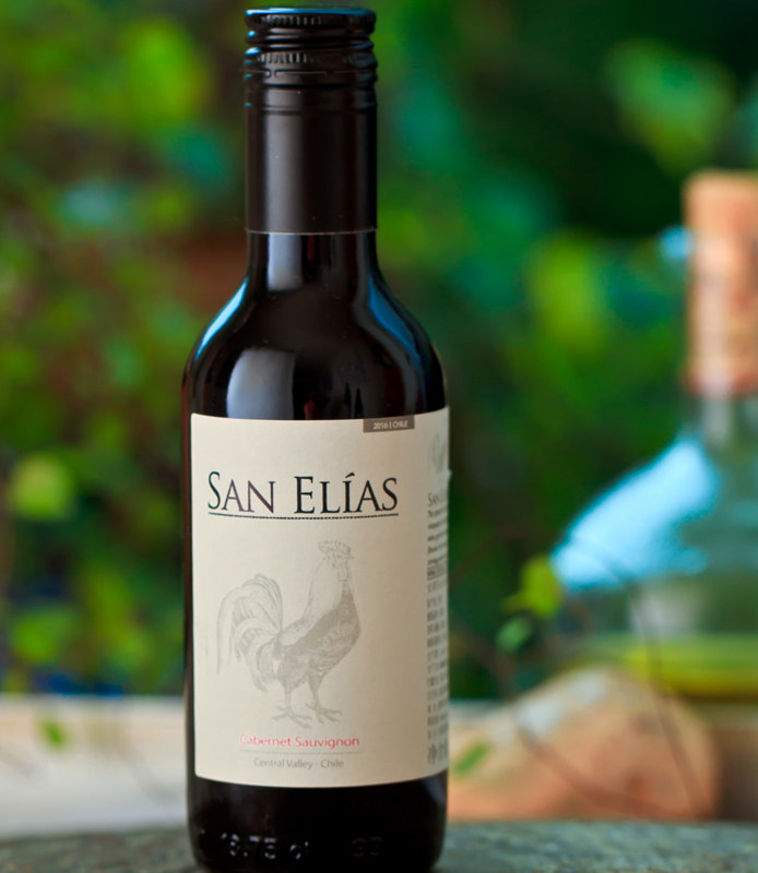 智利原瓶进口小支红葡萄酒史蒂芬小公鸡赤霞珠干红187.5ml*6支装