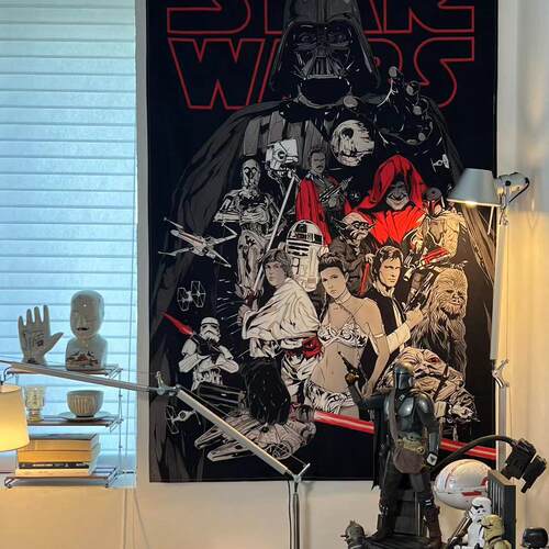 GALA自制 STAR WARS 星球大战挂布背景布星战周边海报挂画手办墙