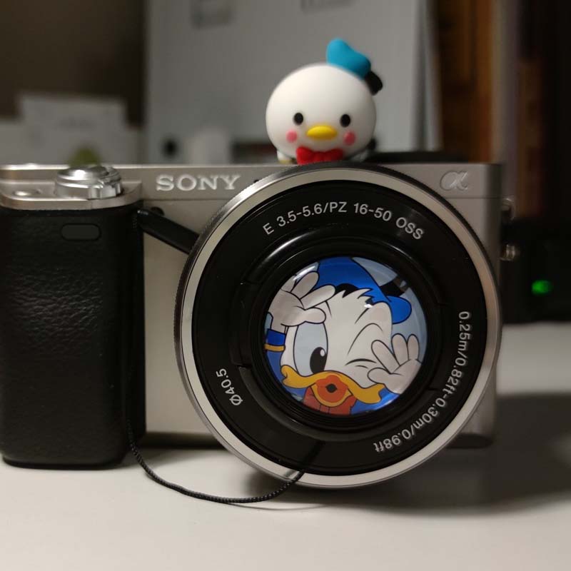 40.5MM可爱卡通镜头盖热靴盖套装适用于索尼A6400A6100A600016-50